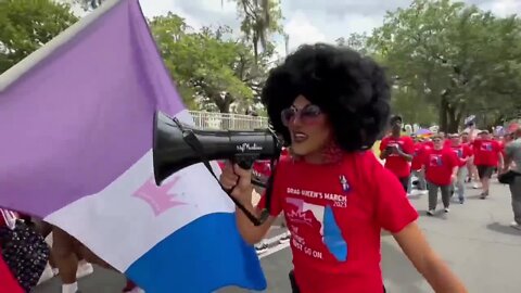 Drag queens parade Tallahassee streets to oppose recent legislation