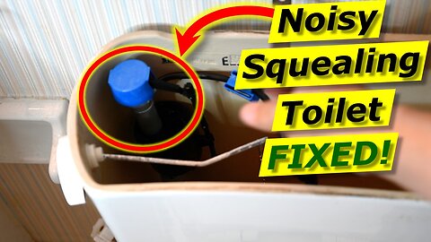 Best FIX Noisy Squealing Toilet EVER! Fill Valve Sounds