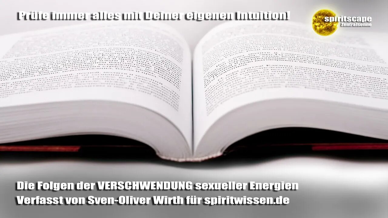 Die Folgen der VERSCHWENDUNG sexueller Energien - spiritwissen.de