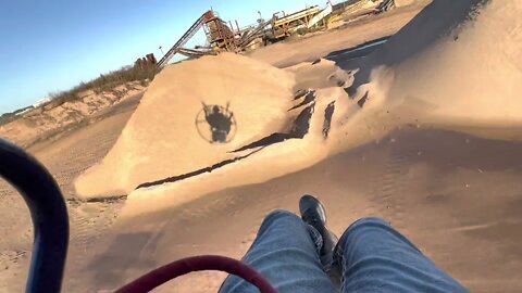RAW #Paramotor footage of me chasing my paramotor shadow with the iPhone 13 pro Max
