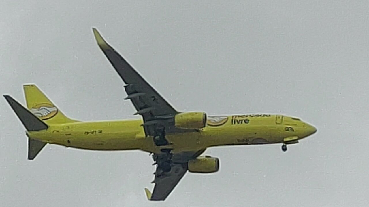 Boeing 737-800F PS-GFF coming from Salvador to Fortaleza