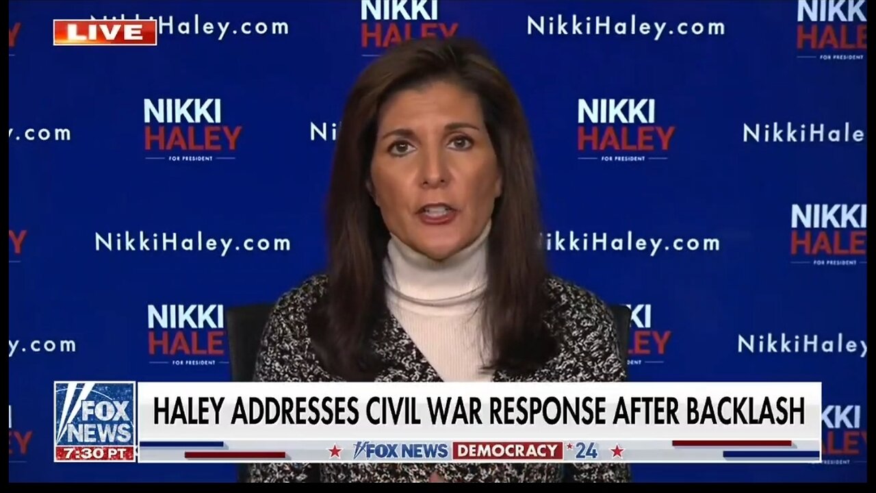Nikki Haley Tries To Clean Up Civil War Comments Again