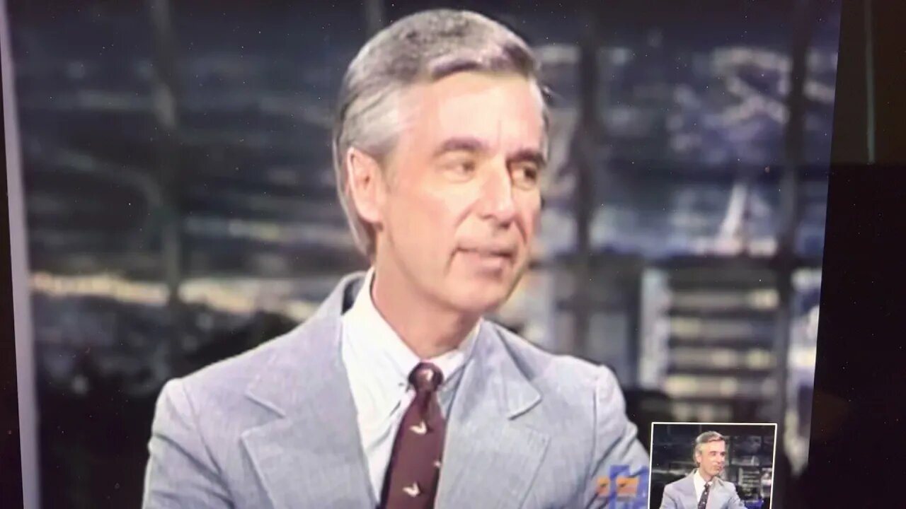 Mr Rogers taught us boys are boys and girls are girls and that you should just accept who you are.