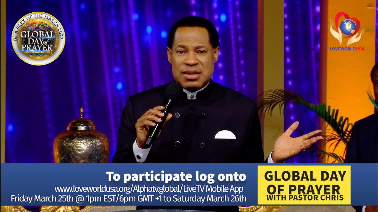 Global Day of Prayer with Pastor Chris | God will Answer Our Prayers - Be a Part of it!