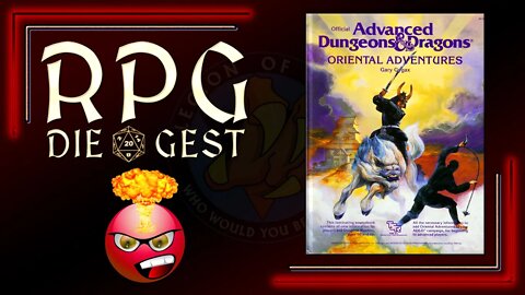 [#05-2] - Is AD&D ORIENTAL ADVENTURES Racist?