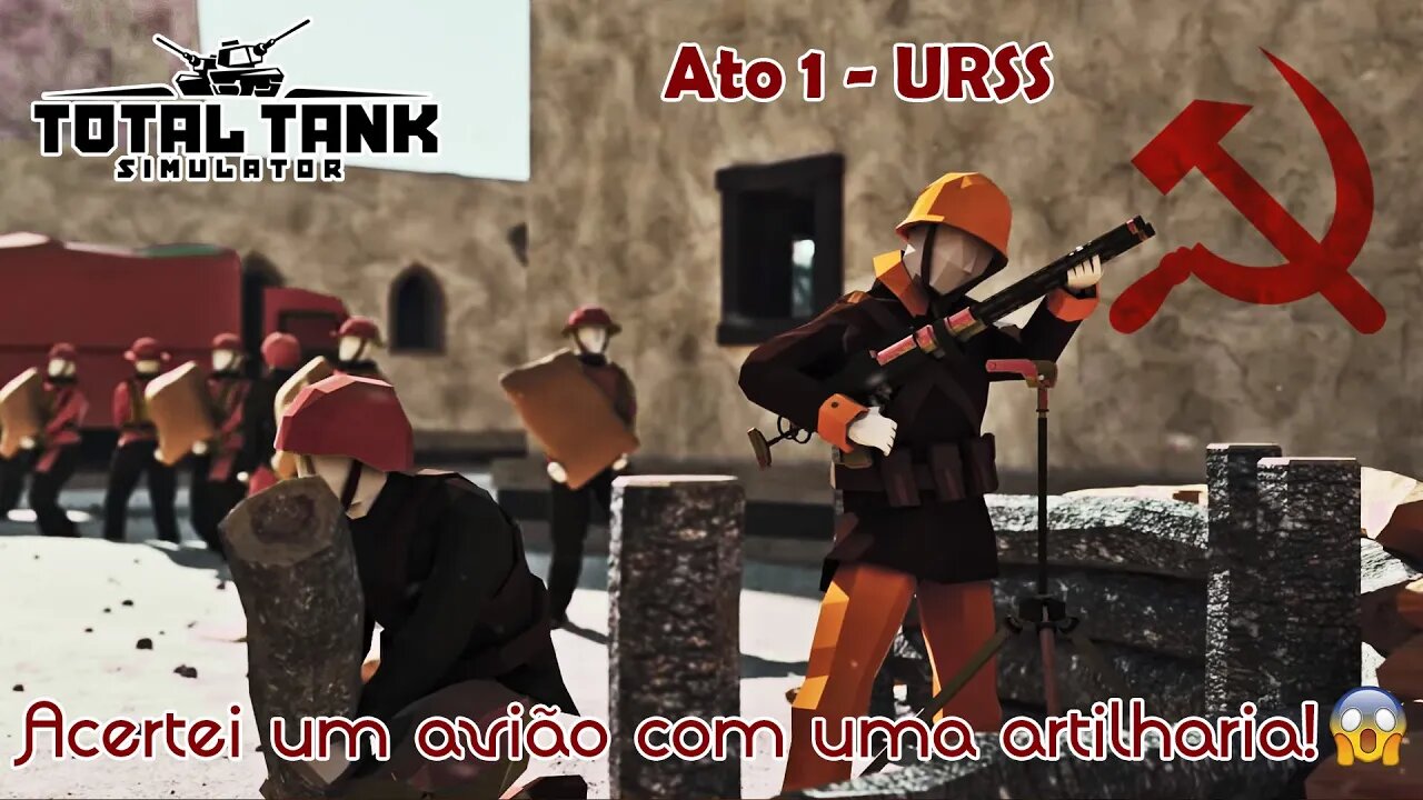 Ato 1 da Campanha da URSS! Novo Total Tank Simulator - Gameplay PT-BR