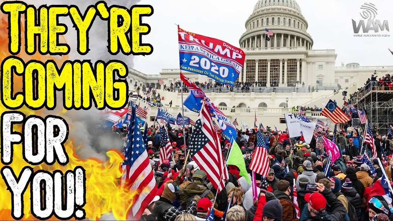 THEY'RE COMING FOR YOU! - GOVERNMENT TARGETS JANUARY 6TH PROTESTERS WHO DID NOT GO INSIDE CAPITOL!