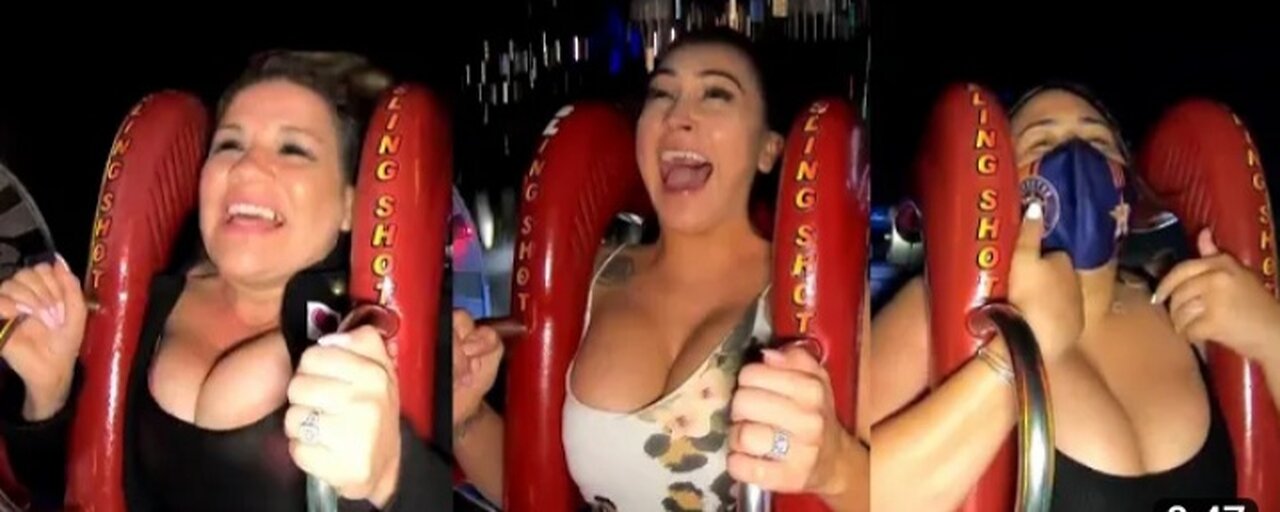 Thight boobs Arient you happy slinghot rides have tight boobs