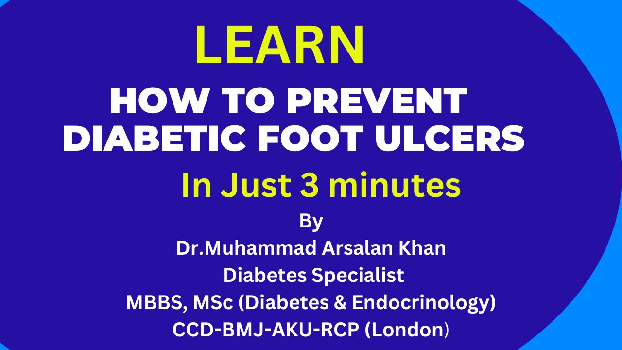 How to Prevent Diabetic foot Ulcers.....