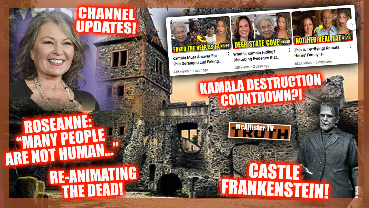 KAMALA DUMPSTER FIRE! ROSEANNE CONFIRMS NON HUMANS! JUMPING TIMELINES! UPDATES!