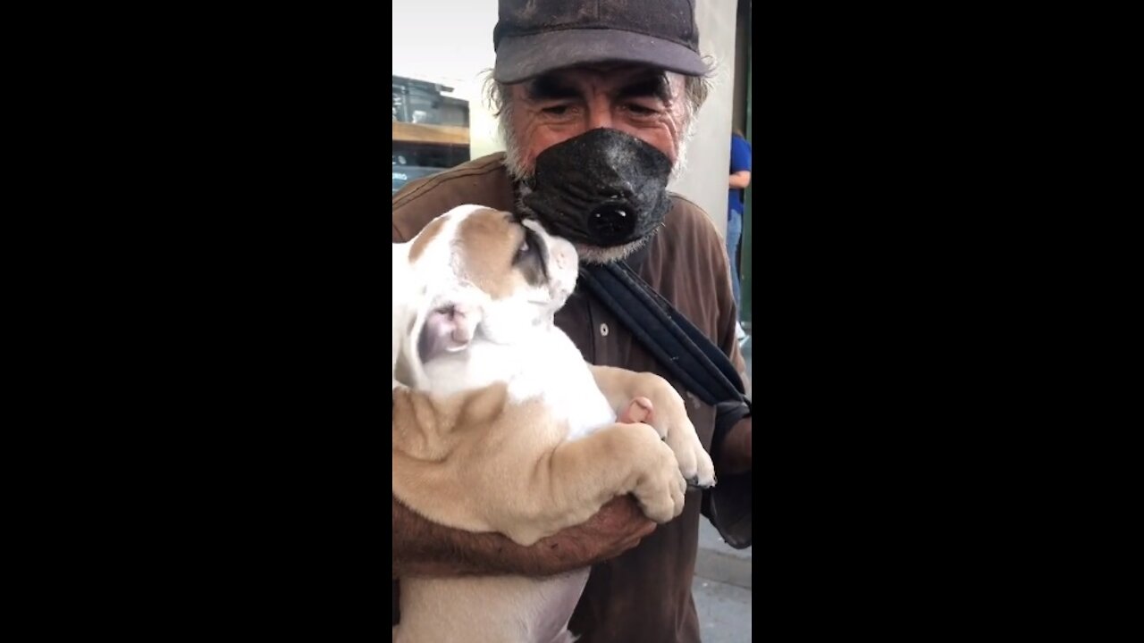 Abuelito indigente que se hizo viral tras pedir ayuda para su perrita, sufre por no tenerla más