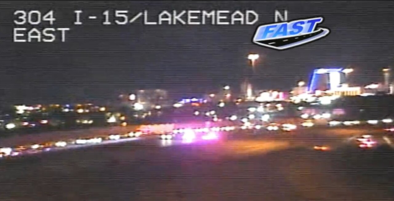 Police activity closes I-15 at Lake Mead Boulevard, NHP says