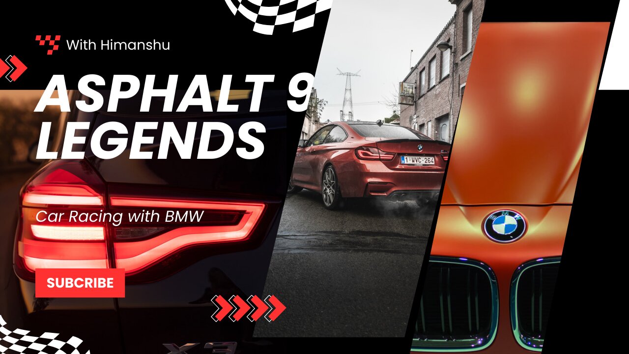 Race On Asphalt 9 with Red BMW