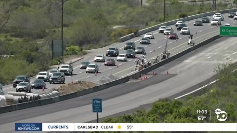 Eastbound SR-78 lane closures in Oceanside area take effect