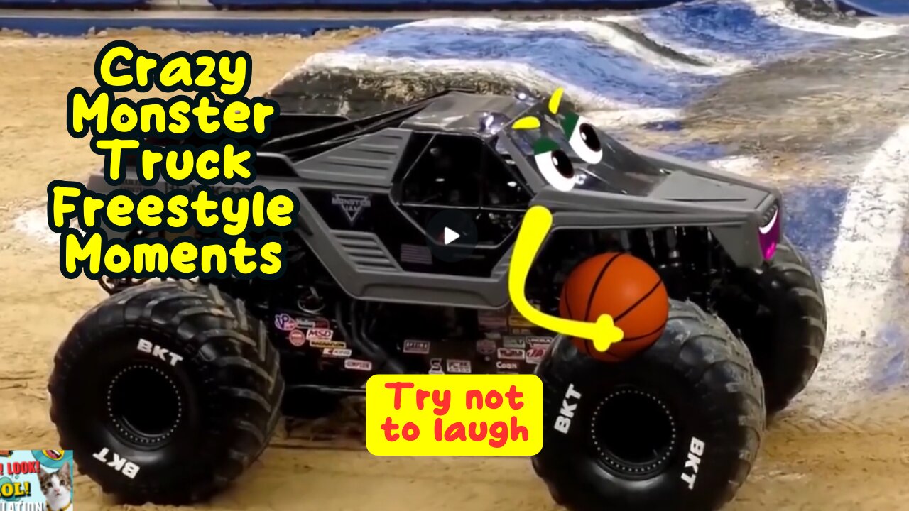 Crazy Monster Truck Freestyle Moments | Monster Jam highlights | Woa Doodles Funny Videos