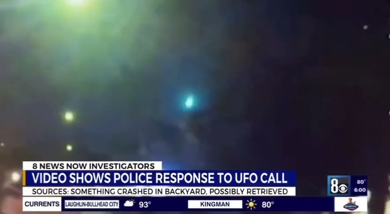 Bodycam Footage Shows Possible Falling UFO In Vegas, Family Says Aliens In Yard