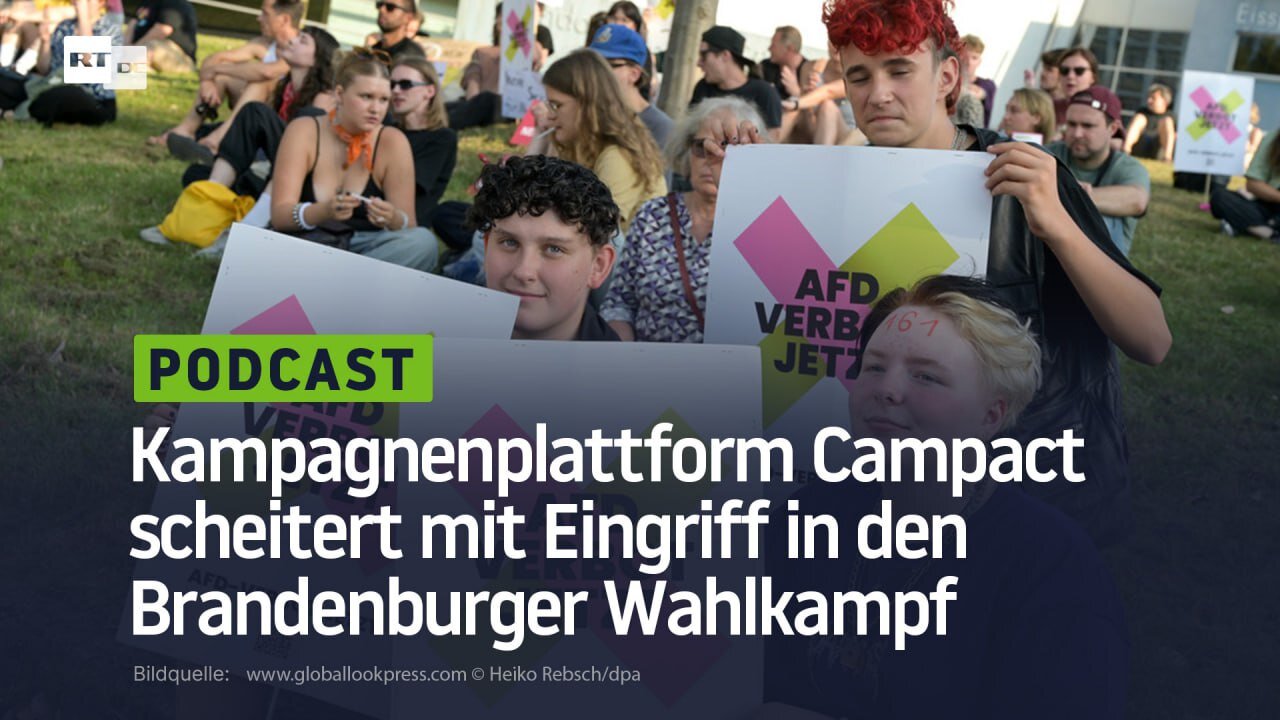 Kampagnenplattform Campact scheitert mit Eingriff in den Brandenburger Wahlkampf