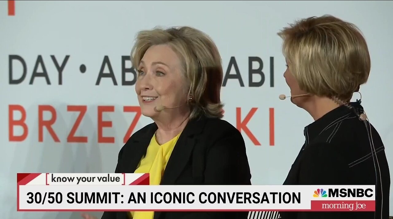 Hillary: We Have Seen Organized Pushback The Advancement of Women