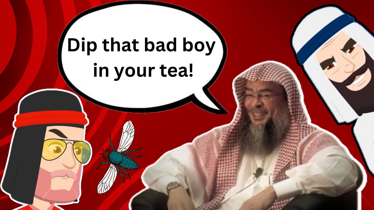 Assim Al-Hakeem Promotes Dipping Flies in Tea!