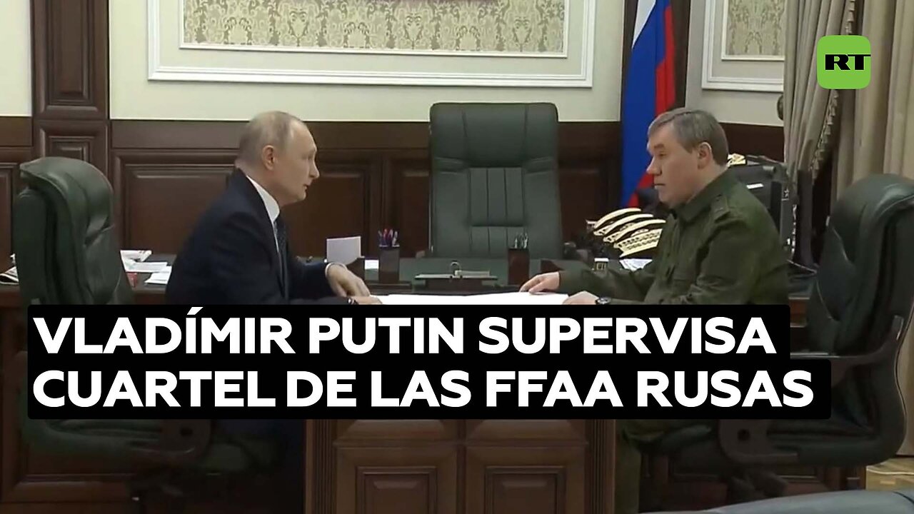 VIDEO: Putin visita el cuartel de las Fuerzas Armadas rusas en Rostov del Don