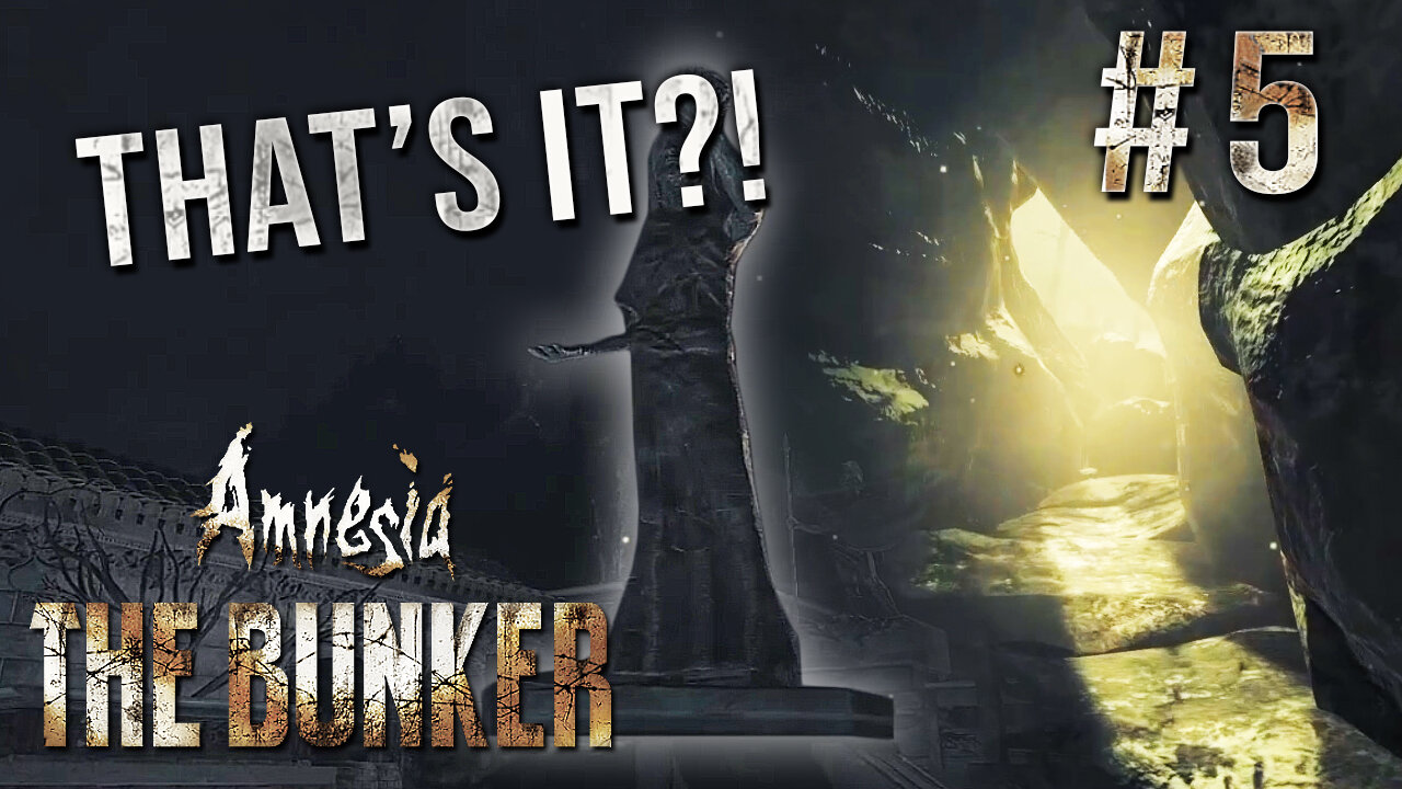 THE END & MONSTER DEFEATED!- Amnesia The Bunker (HARD) Let's Play #5