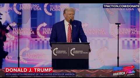 TRUMP LIVE AT AMERICA FEST 2024