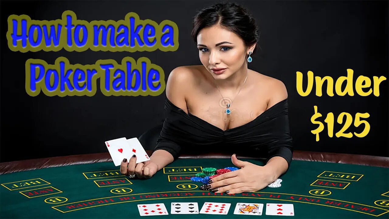 How to build a Poker - Spades table for under $125.00