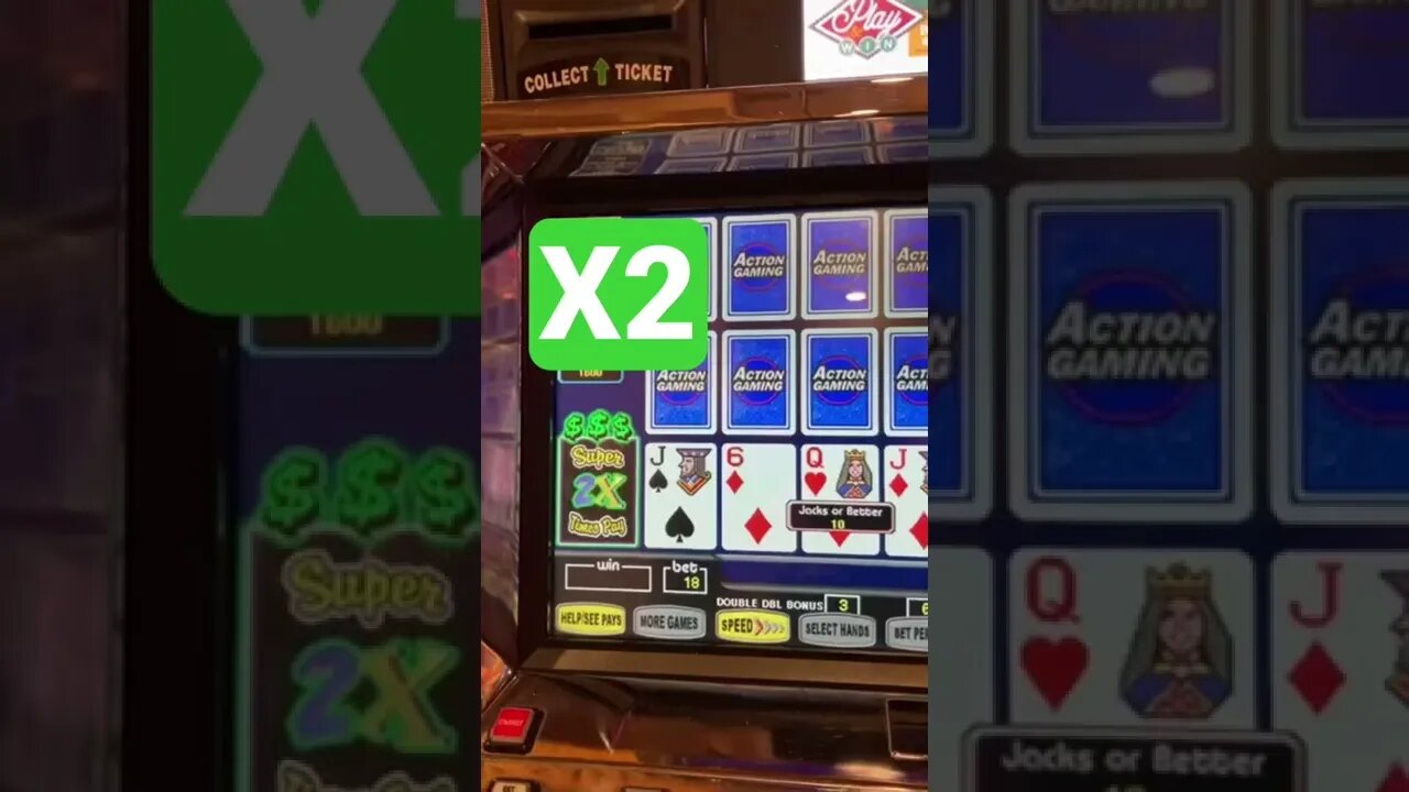 Super Times Pay! #videopoker #jackpot #slots #lasvegas #quads #royalflush