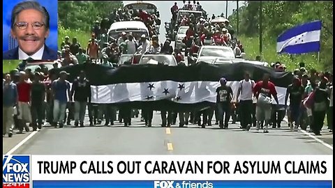 Geraldo Rivera defends migrant caravan waving their countries' flag