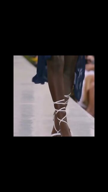 Oumiejammeh in Jacquemus Spring/Summer 2019 fashion show