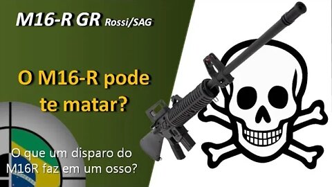 Um disparo de M16-R (SAG R1000) pode te matar?