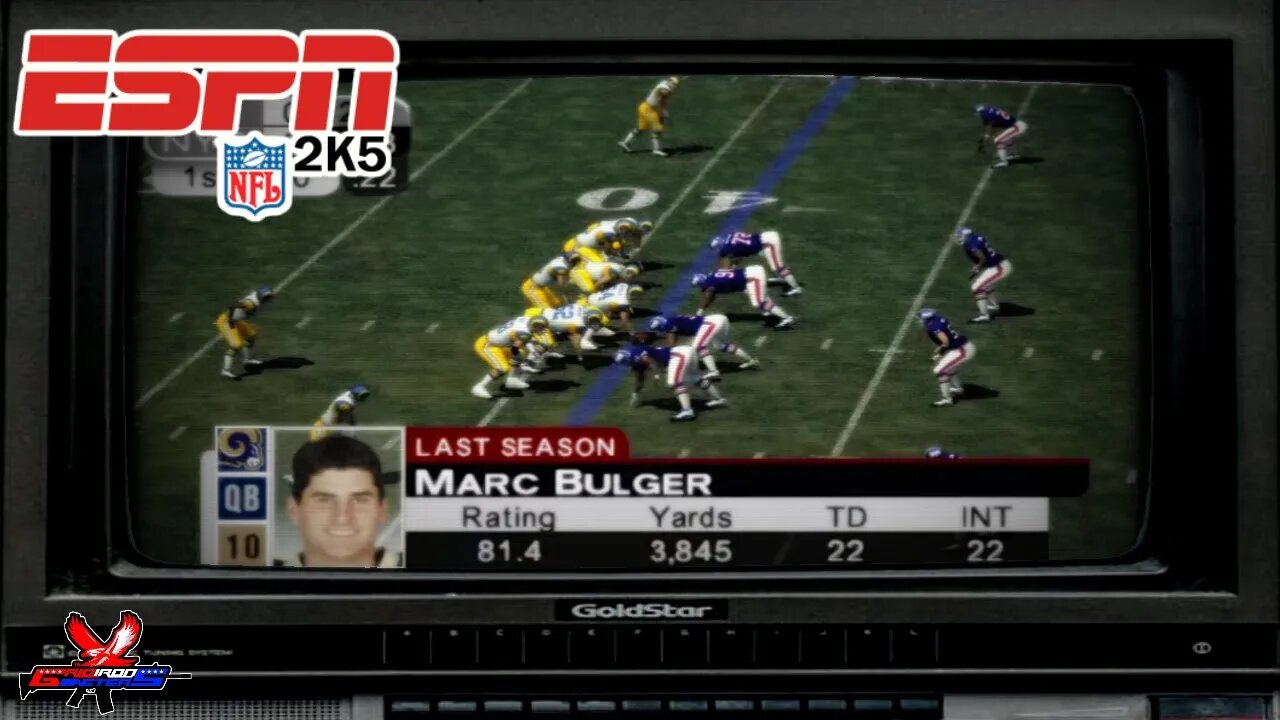 Gridiron Gaming: ESPN NFL 2K5 - Giants vs Rams - Coach Mode