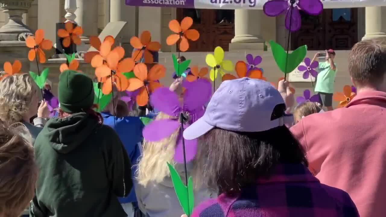 Alzheimers Walk at Capitol Brings in Big Crowd