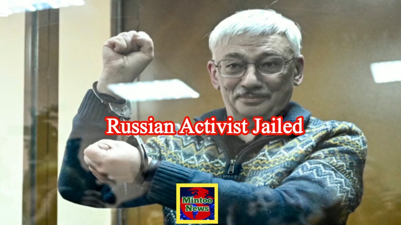 Russian human rights activist Oleg Orlov jailed over Ukraine war opposition