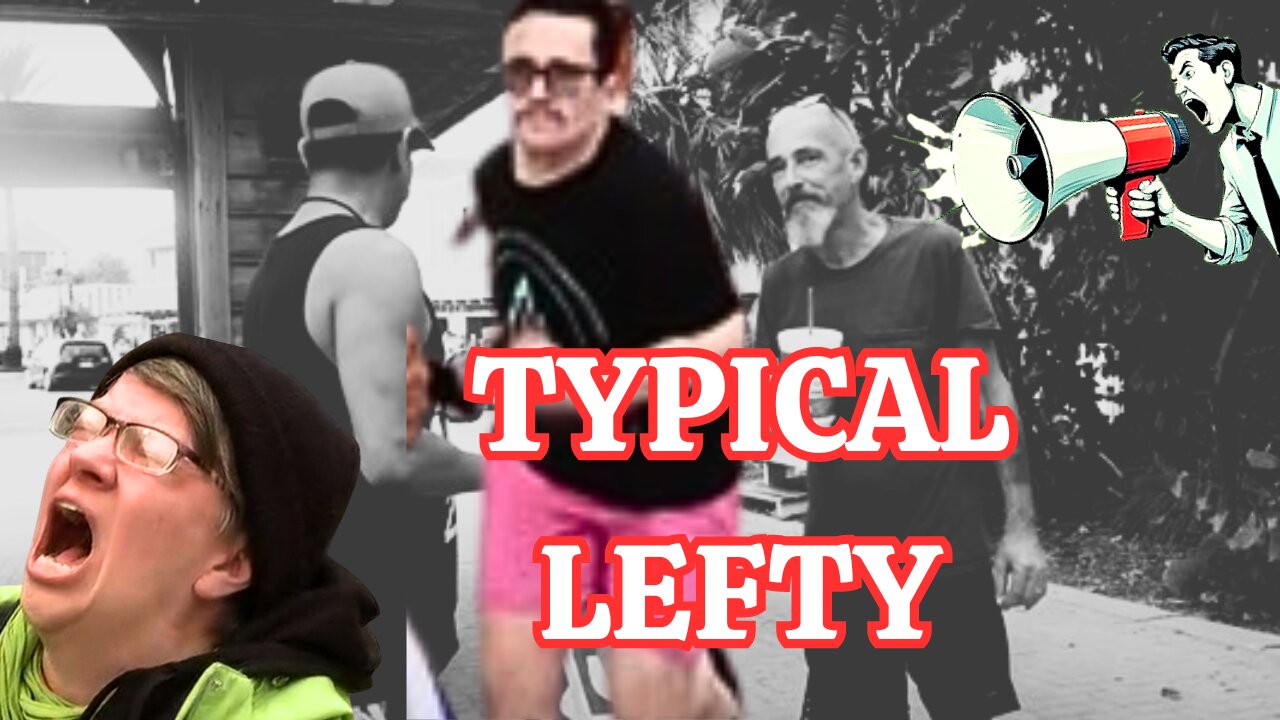 UNHINGED lefty ASSAULTS Donald Trump supporter