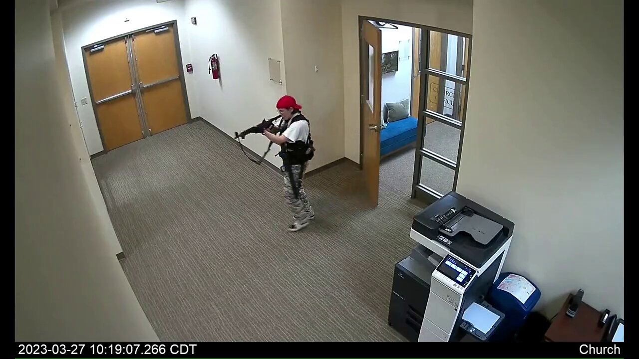 🚨UPDATE: Nashville police release surveillance footage of school shooting