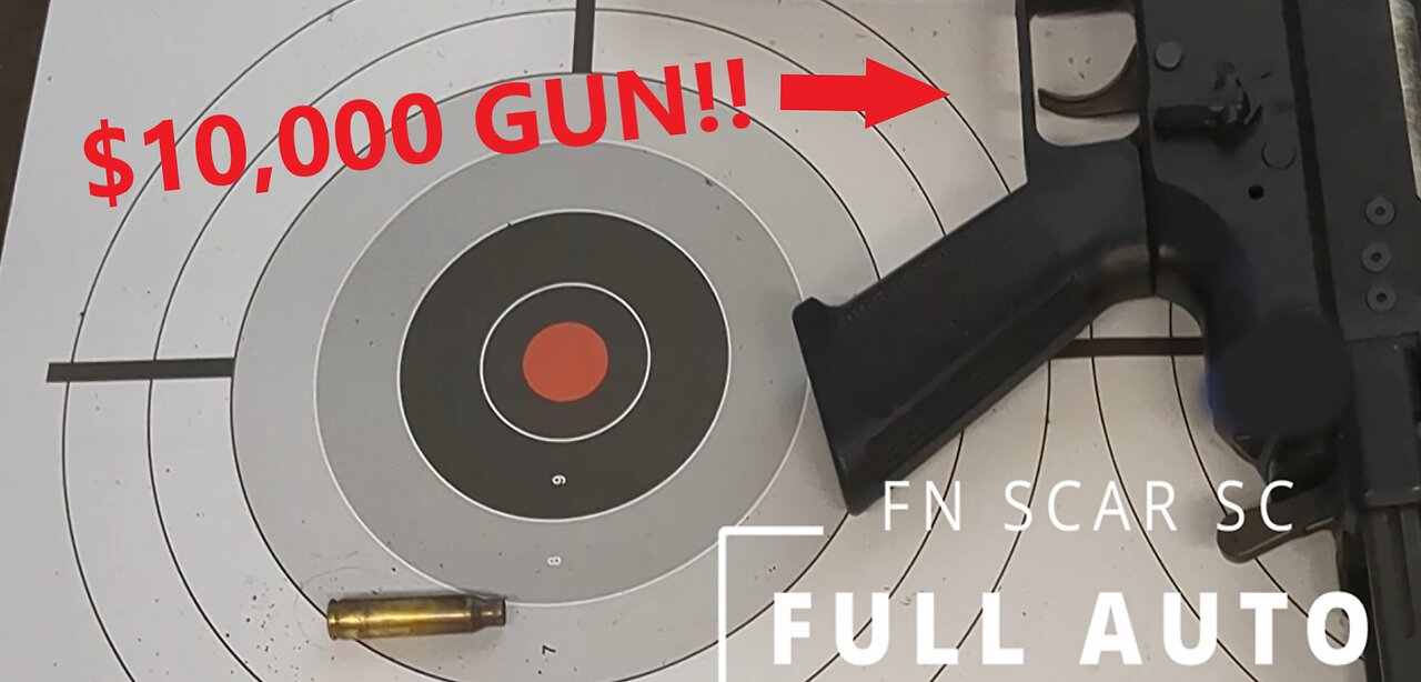 Shooting a $10,000 Full Auto Machine Gun! Mag Dump on Range Day!