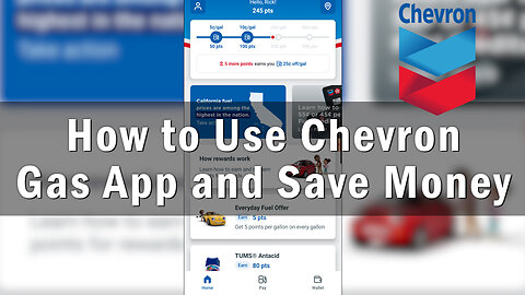 Save gas money using the Chevron Gas App!