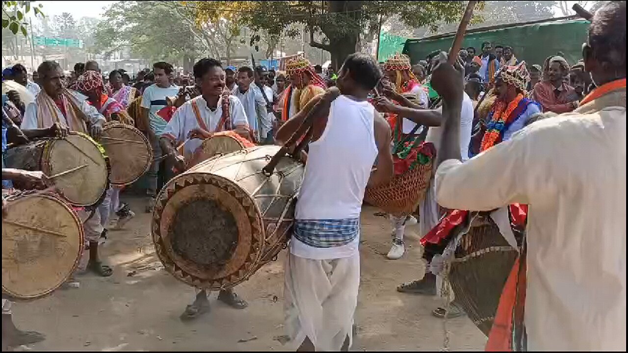 welcome celebration for narendra modi at ranchi on occassion of birsa jayanti