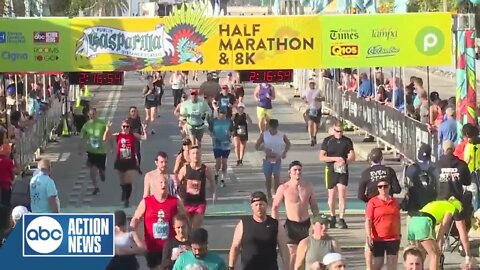 02:14-02:20 Sunday | Publix Gasparilla Distance Classic Finish Line