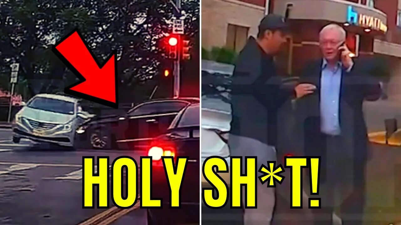 Dallas Cowboys Owner Jerry Jones SLAMS Into Car On Crash Video