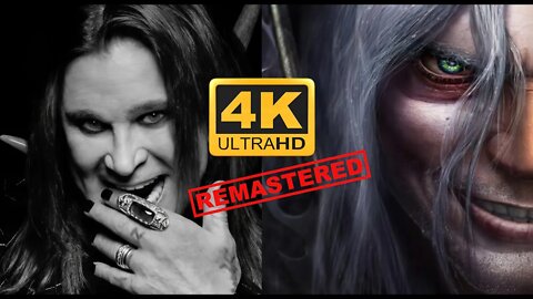 Ozzy Osbourne World of Warcraft Commercial TV 4k (Remastered with Neural Network AI)