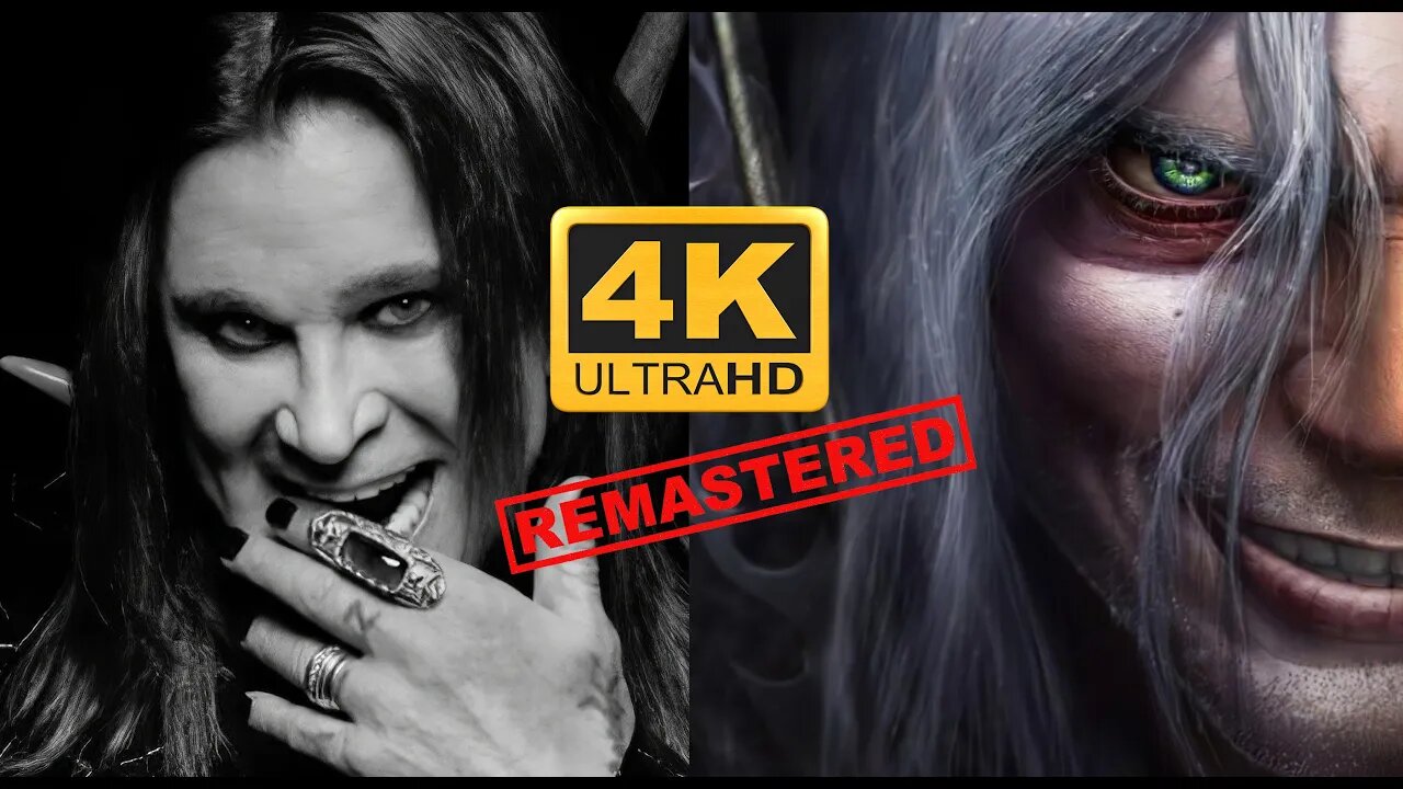 Ozzy Osbourne World of Warcraft Commercial TV 4k (Remastered with Neural Network AI)