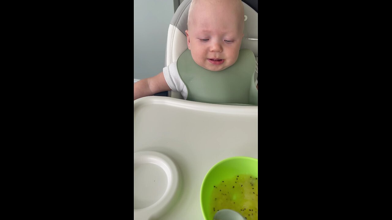 tasteful baby enjoy every food