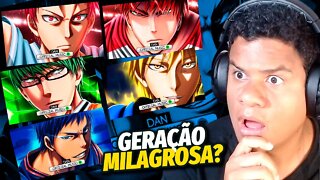 TODAS DO DAN! ESPECIAL KUROKO NO BASCKET | React Anime Pro