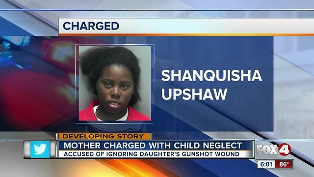 Mom arrested after child accidentally shot in the foot