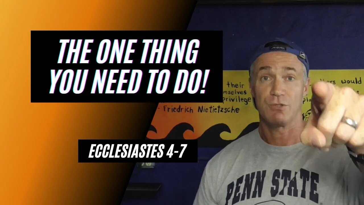 Daily Bible Breakdown Sunday, July 24th 2022 - Ecclesiastes 4-6