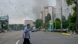 Russia Hits Kyiv With Missiles; Putin Warns West On Supplies