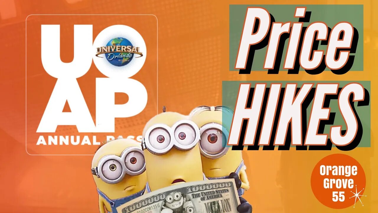 Universal Orlando Annual Pass PRICE HIKES