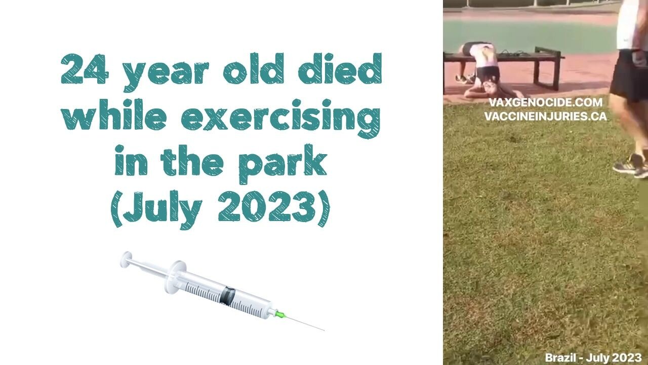 24 year old died while exercising in the park 💉(July 2023)